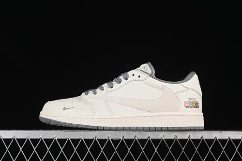 All categories Air Jordan Jordan series basketball shoes Air Jordan 1 Low High-end customized low-top sneakers Travis Scott x Fragment Design x Air Jordan 1 Low OG SP AJ1 Joe 1 Gucci joint-3M beige low-top cultural casual sneakers DM6688-607